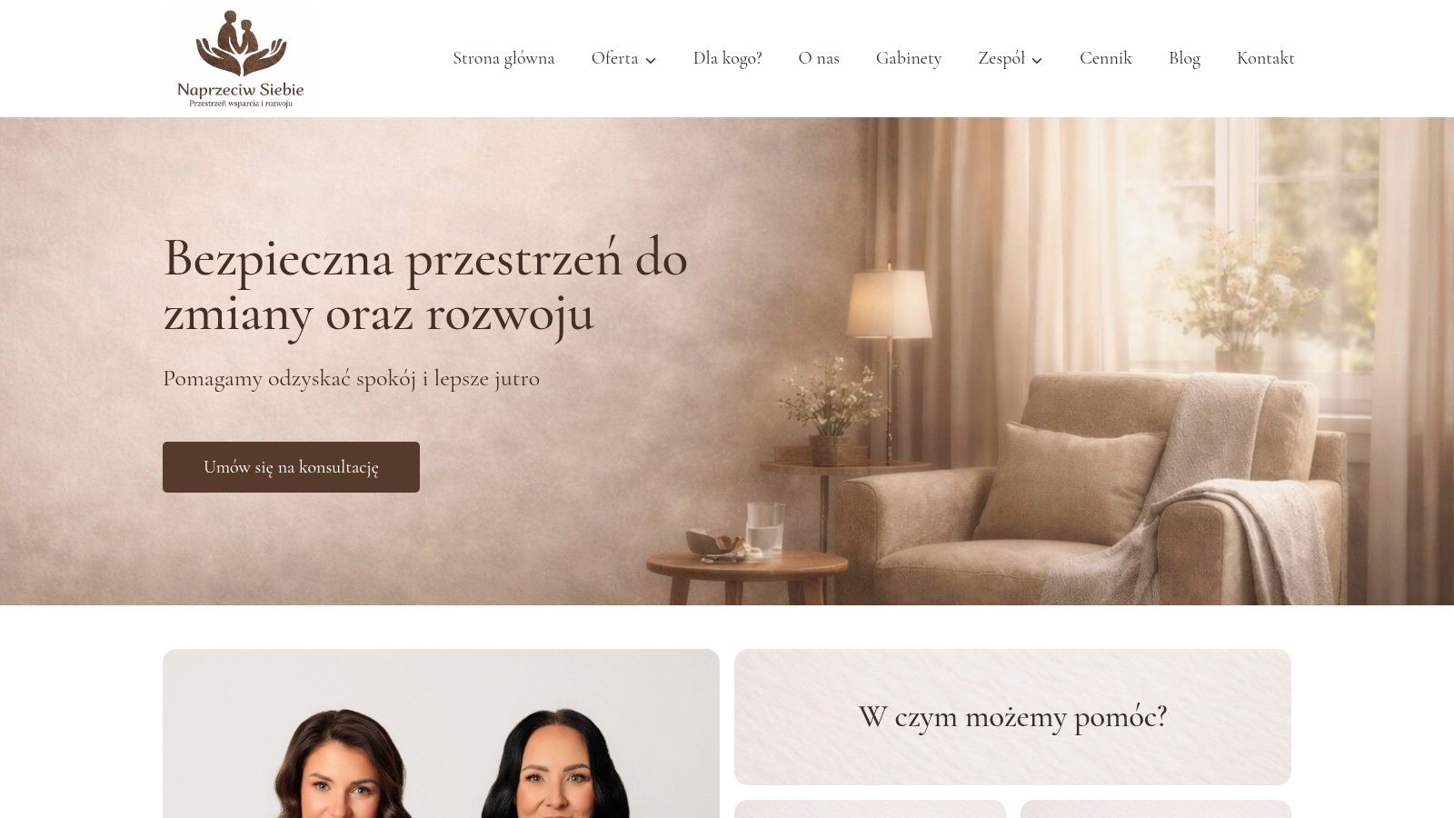 Screenshot from https://www.naprzeciw-siebie.pl